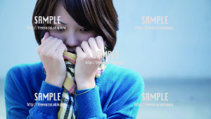 【パレットくもじ】 肌寒い季節 写真素材