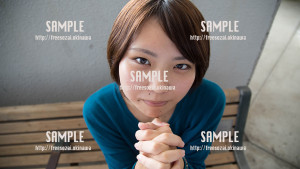 【パレット久茂地】美少女のお願い2 写真素材