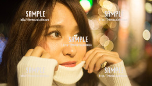 【北谷】考え事をする美少女 写真素材